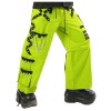 Men Gothic Parrot Green Threads Trouser Cyber Punk Pant Trouser High Waist Trousers